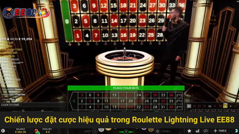 Kinh Nghiệm Chơi Roulette Lightning Live EE88 Hiệu Quả 3 Chiến lược đặt cược hiệu quả trong Roulette Lightning Live EE88